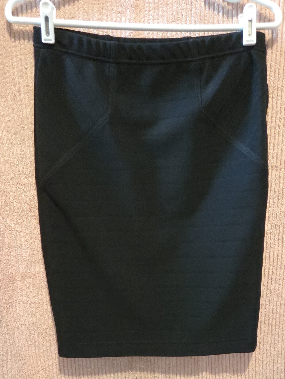 RACHEL Rachel Roy Black Stretch Pencil Skirt